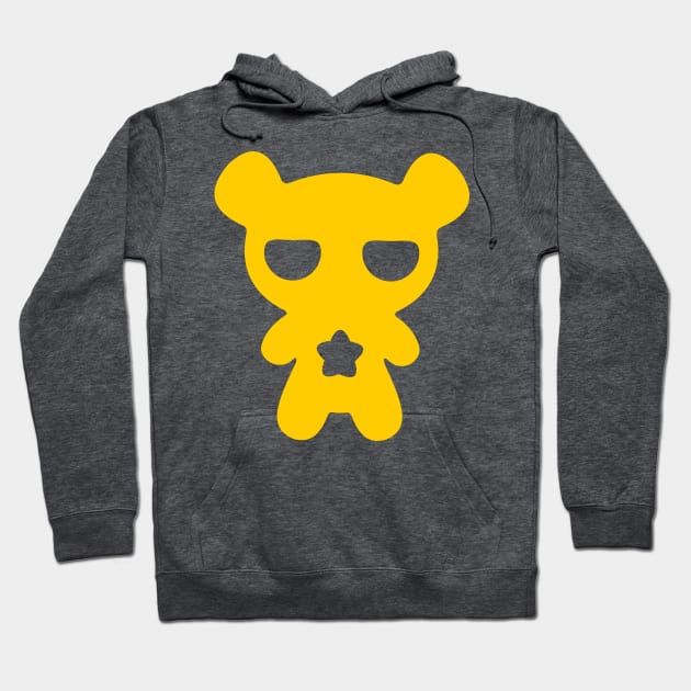 Attention! Yellow Lazy Bear! Hoodie by XOOXOO